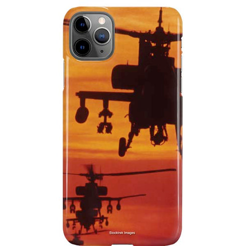 Four AH-64 Apache Helicopters iPhone Cases