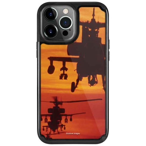 Four AH-64 Apache Helicopters iPhone Cases