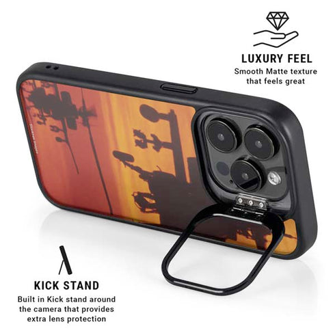 Four AH-64 Apache Helicopters iPhone 15 Pro Max Kickstand Case