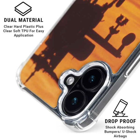 Four AH-64 Apache Helicopters iPhone 16 MagSafe Case