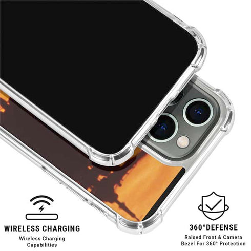 Four AH-64 Apache Helicopters iPhone 16 Pro Clear Case