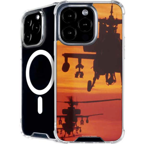 Four AH-64 Apache Helicopters iPhone 16 Pro Max MagSafe Case