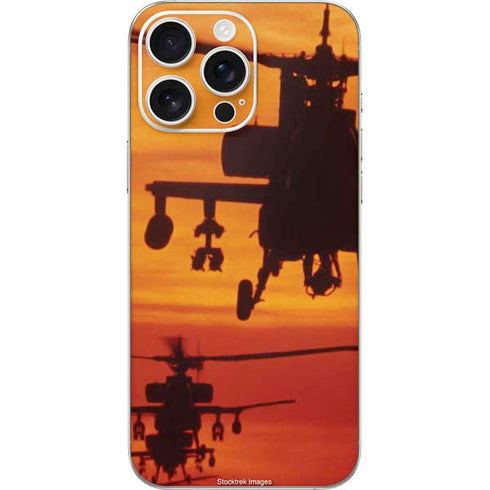 Four AH-64 Apache Helicopters iPhone 16 Pro Max Skin