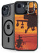 Four AH-64 Apache Helicopters iPhone 16e Kickstand Case