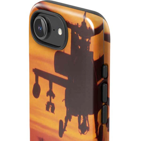 Four AH-64 Apache Helicopters iPhone 16e Impact Case