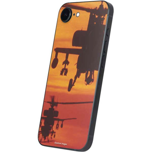 Four AH-64 Apache Helicopters iPhone 16e Skin