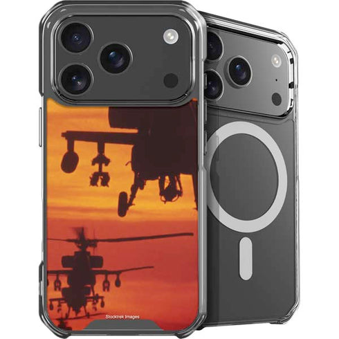 Four AH-64 Apache Helicopters iPhone 18 Pro Max MagSafe Case