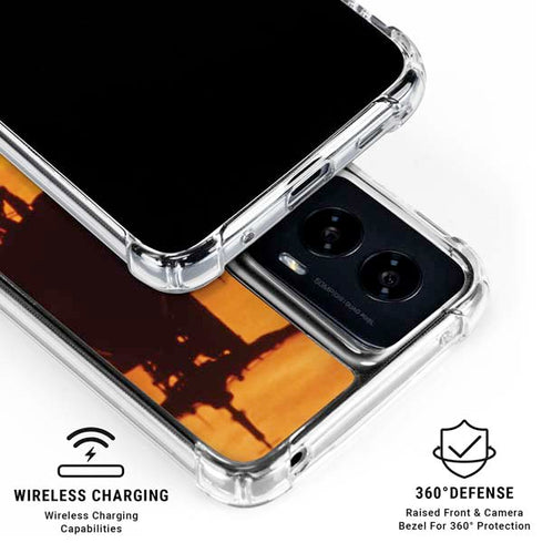 Four AH-64 Apache Helicopters Moto G Power 5G (2024) Clear Case