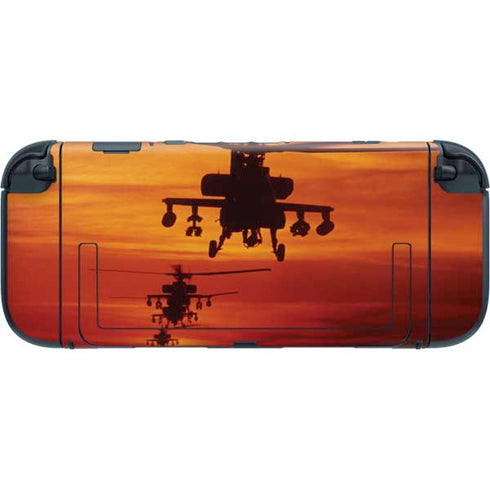 Four AH-64 Apache Helicopters Nintendo Switch 2 (2025) with Joy-Con Skin