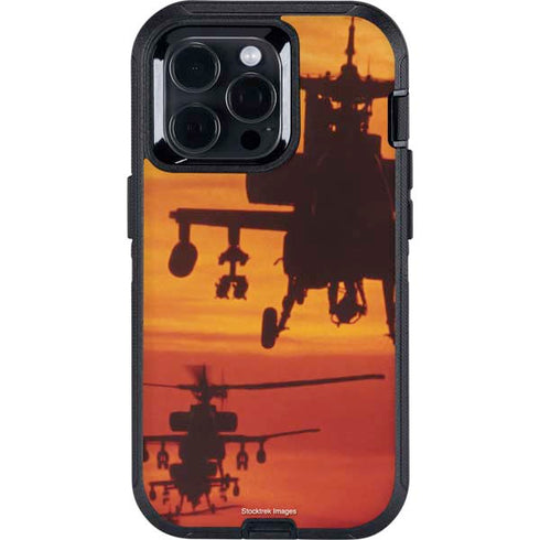 Four AH-64 Apache Helicopters Otterbox Defender iPhone Skin