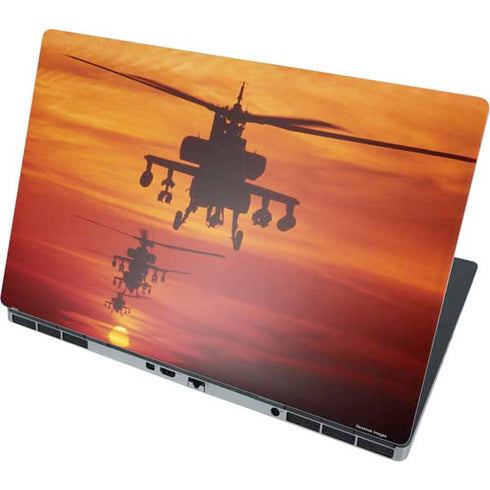 Four AH-64 Apache Helicopters Dell Precision Skin