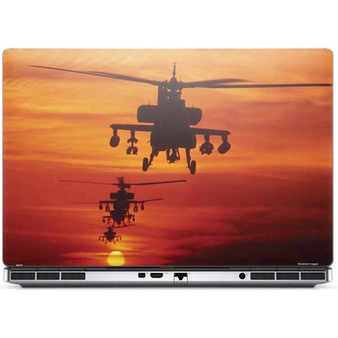 Four AH-64 Apache Helicopters Dell Precision Skin