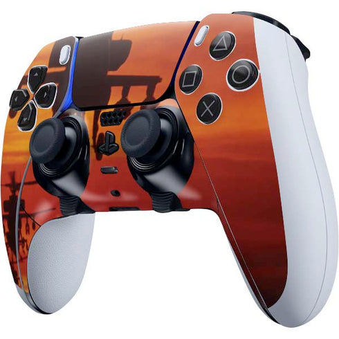 Four AH-64 Apache Helicopters PS5 DualSense Edge Pro Controller Skin