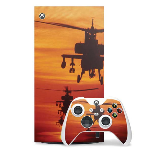 Four AH-64 Apache Helicopters Xbox Series X Skins