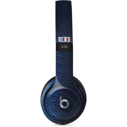 France Soccer Flag Beats Solo 2 Wired Skin