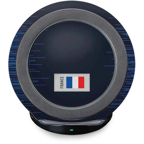 France Soccer Flag Fast Charge Wireless Charging Stand Skin