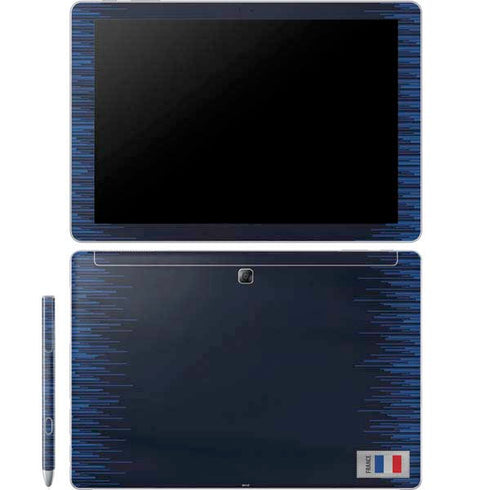 France Soccer Flag Galaxy Book 12in Skin