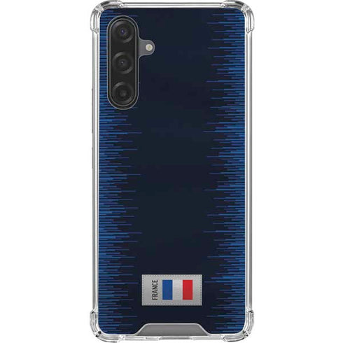 France Soccer Flag Galaxy A17 Clear Case