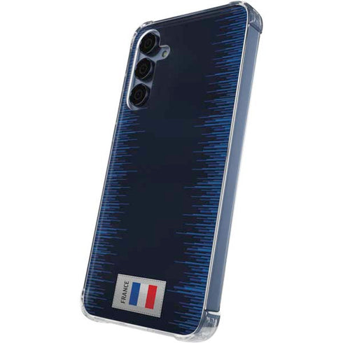France Soccer Flag Galaxy A35 5G Clear Case