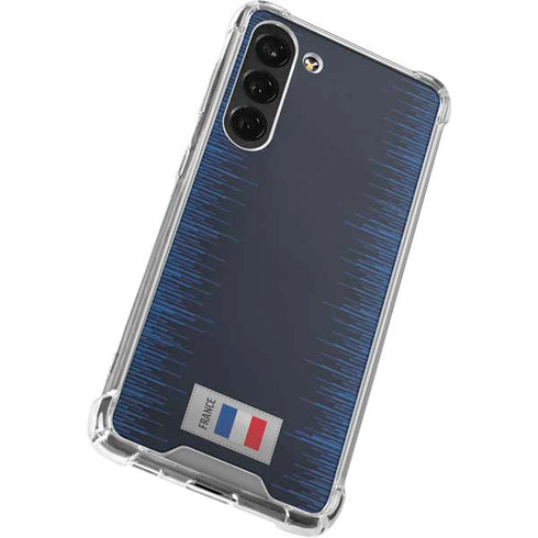 France Soccer Flag Galaxy S24 FE Clear Case