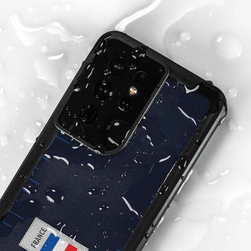 France Soccer Flag Galaxy S24 Ultra Waterproof Case