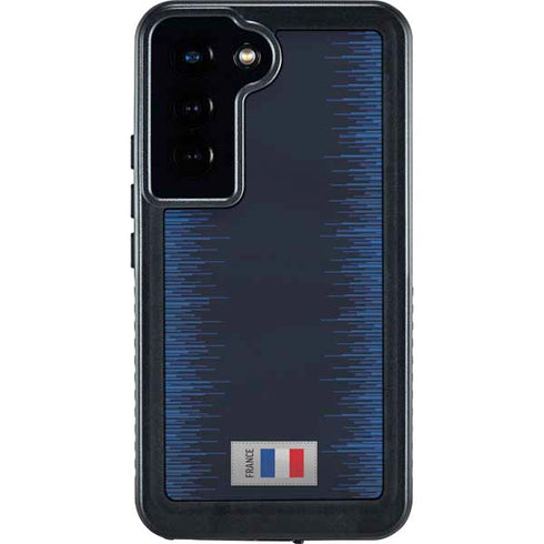 France Soccer Flag Galaxy S24 Waterproof Case