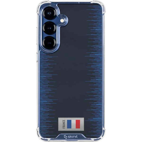 France Soccer Flag Galaxy S25 FE Clear Case
