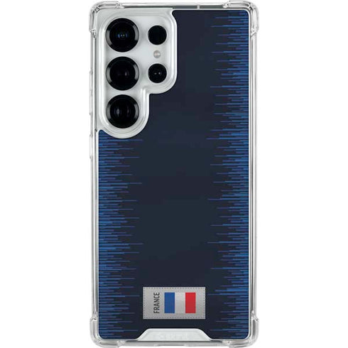 France Soccer Flag Galaxy S25 Ultra Clear Case