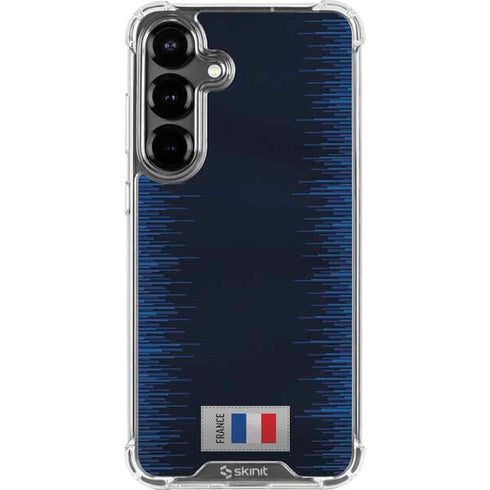 France Soccer Flag Galaxy S26 Clear Case