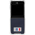 France Soccer Flag Galaxy Z Flip6 Clear Case