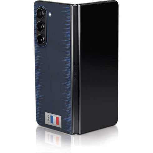 France Soccer Flag Galaxy Z Fold5 5G Skin