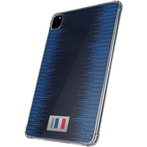 France Soccer Flag iPad Pro 11in (2024) Clear Case