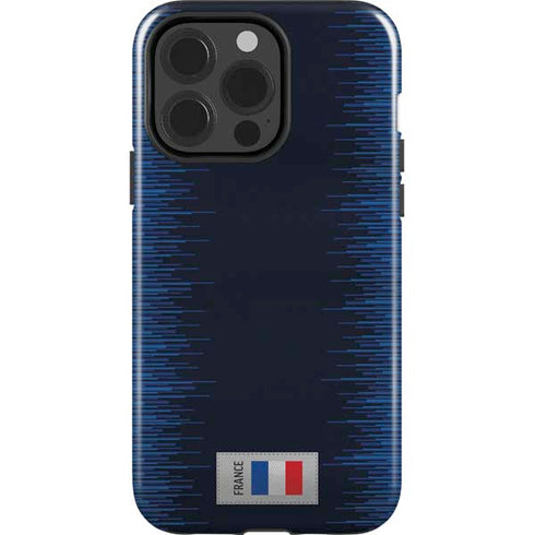 France Soccer Flag iPhone 15 Pro Impact Case