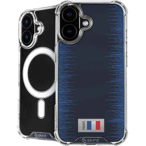 France Soccer Flag iPhone 16 Plus MagSafe Case