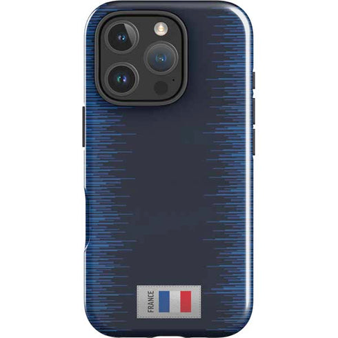 France Soccer Flag iPhone 16 Pro Max Impact Case