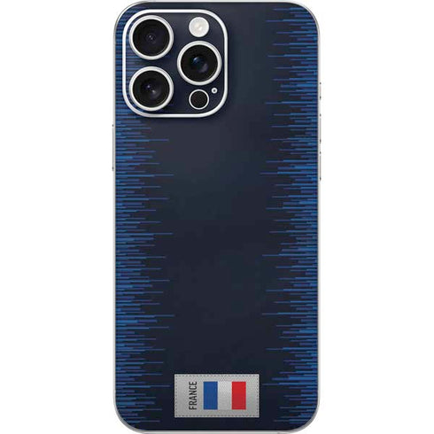 France Soccer Flag iPhone 16 Pro Max Skin