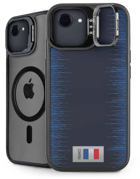 France Soccer Flag iPhone 16e Kickstand Case