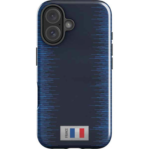 France Soccer Flag iPhone 17 Impact Case