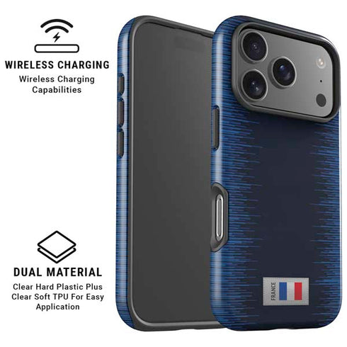 France Soccer Flag iPhone 17 Pro Magsafe Impact Case
