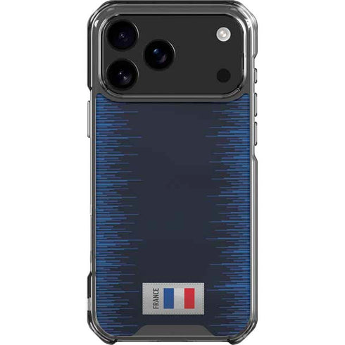 France Soccer Flag iPhone 17 Pro Max Clear Case
