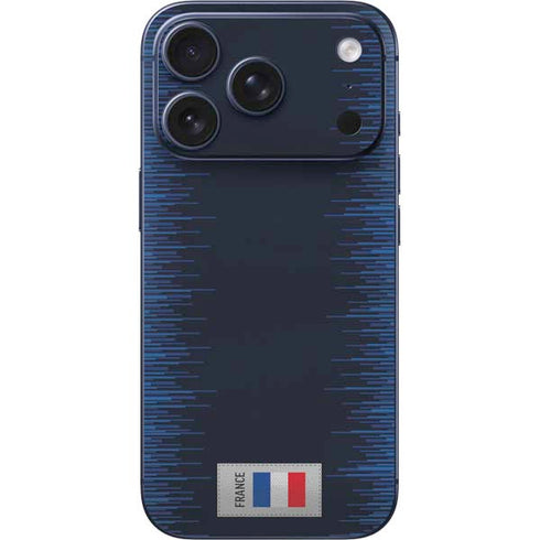 France Soccer Flag iPhone 17 Pro Max Skin