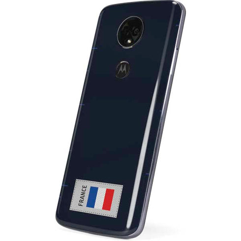 France Soccer Flag Moto E5 Plus Skin