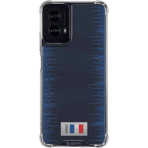 France Soccer Flag Moto G Power 5G (2024) Clear Case