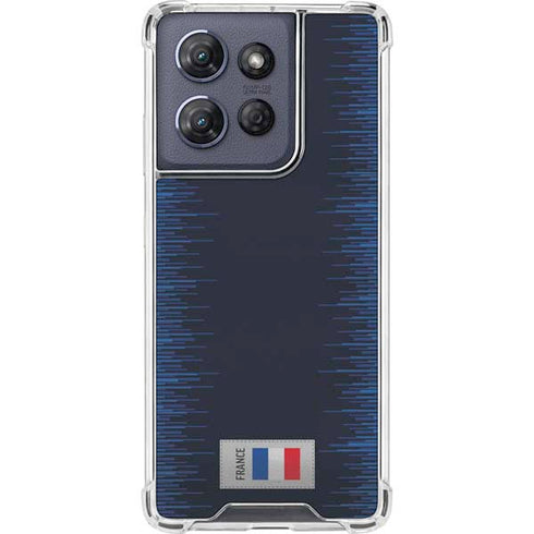 France Soccer Flag Moto G Power 5G (2025) Clear Case