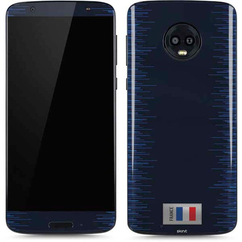 France Soccer Flag Moto G6 Skin