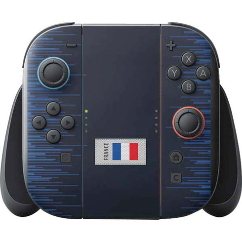 France Soccer Flag Nintendo Switch 2 (2025) with Joy-Con Skin