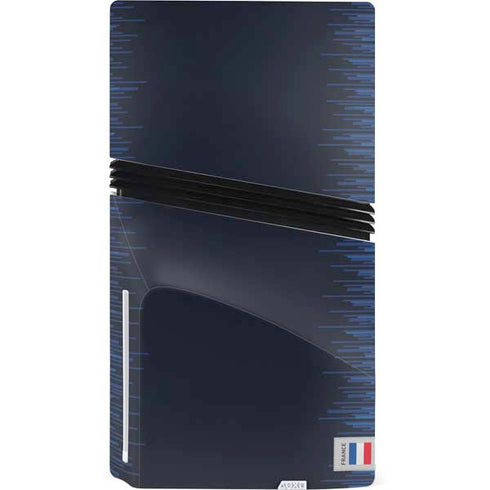 France Soccer Flag PS5 Pro Disk Console Skin