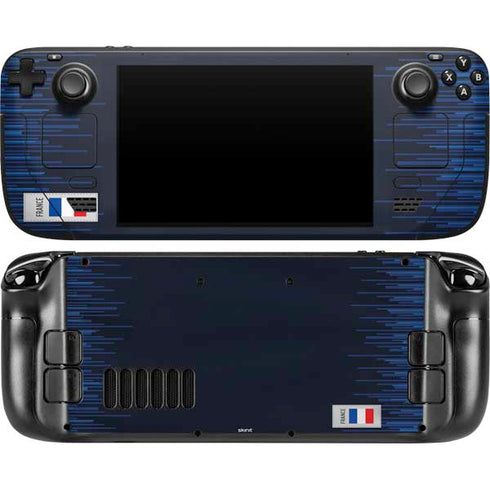France Soccer Flag Steam Deck Handheld Gaming Computer OLED Skin