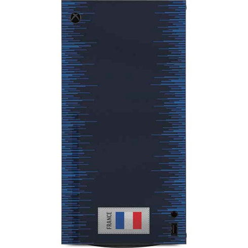 France Soccer Flag XBox Series X Digital Edition Console Skin