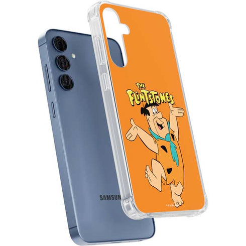 The Flinstones Fred Flintstone Galaxy A55 5G Clear Case
